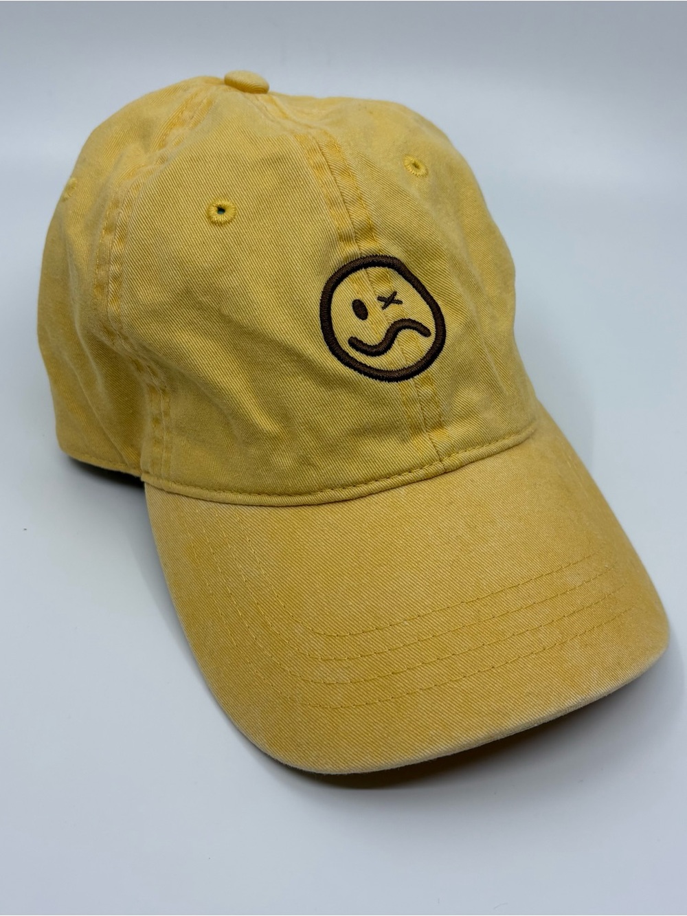 Sun Bum Yellow Baseball Cap Cotton Adjustable Collab Logo Surf Beach Smiley
